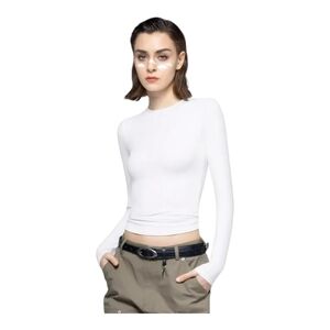 NWT - Pumiey White L/S Basic Tee